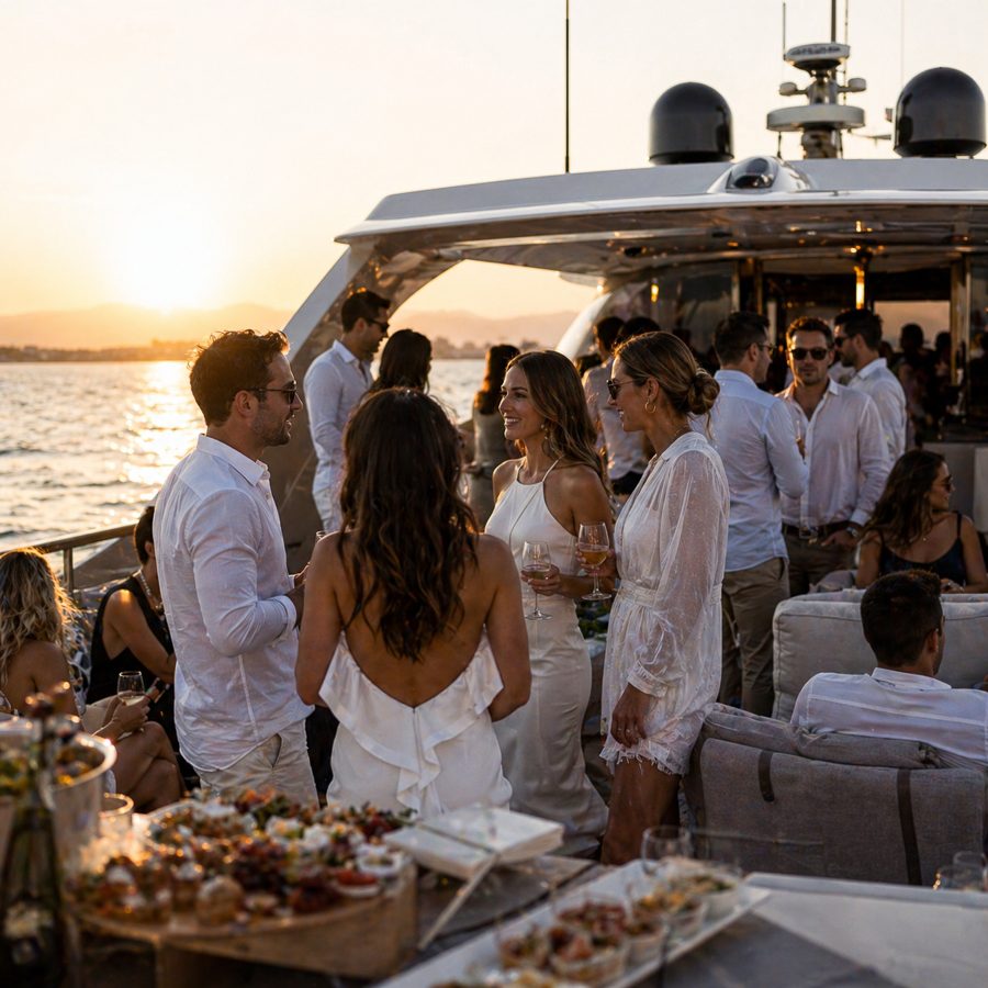 Private Yacht Event, Lake Michigan